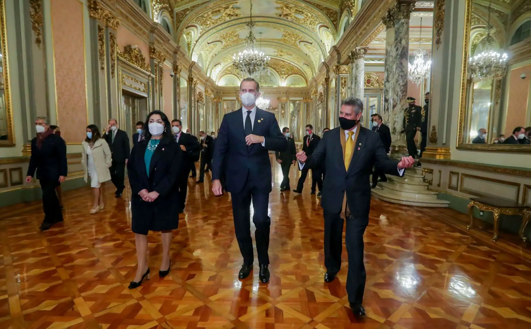 El presidente del Perú , Francisco Sagasti , lidera la ceremonia Unidos por el Bicentenario: 200 años de Independencia.
Foto: ANDINA/Prensa Presidencia