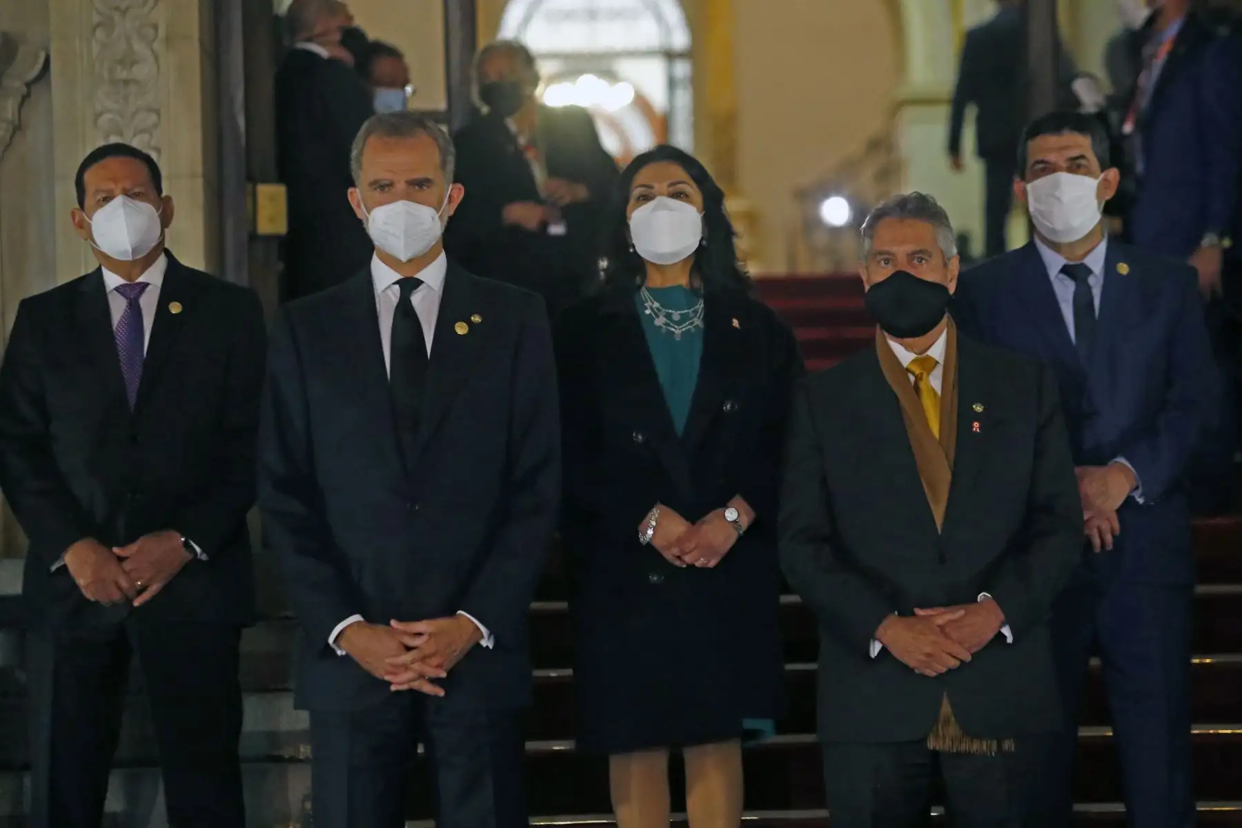 El presidente del Perú , Francisco Sagasti , lidera la ceremonia Unidos por el Bicentenario: 200 años de Independencia.
Foto: ANDINA/Prensa Presidencia