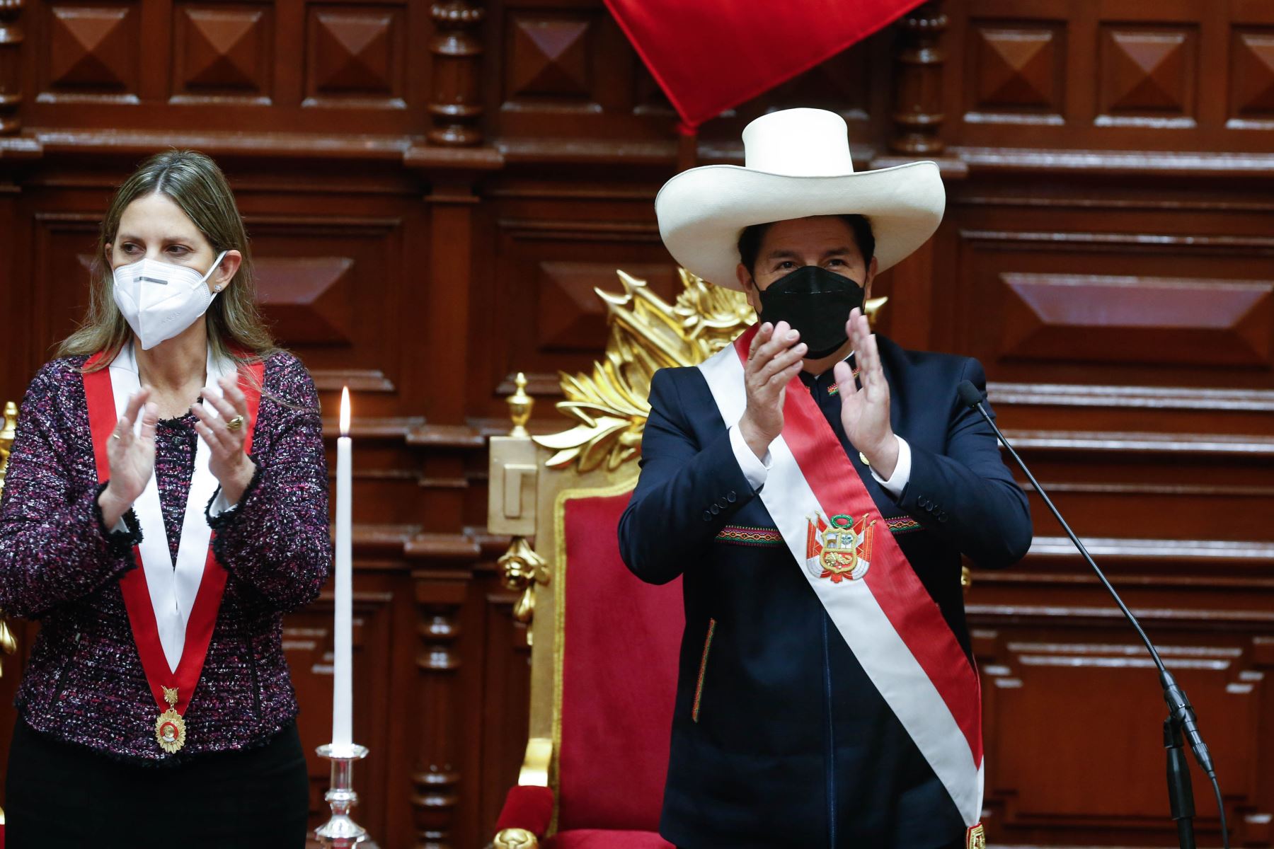 Ceremonia de Toma del Mando Supremo del Presidente de la 
República Pedro Castillo Terrones. Foto: ANDINA/ Prensa Presidencia