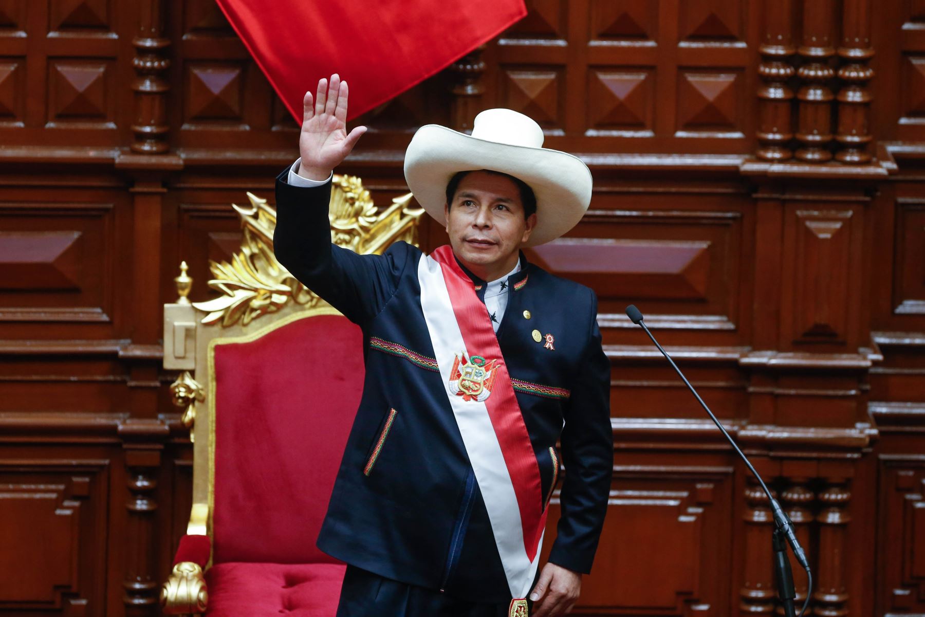 Ceremonia de Toma del Mando Supremo del Presidente de la República Pedro Castillo Terrones. Foto: ANDINA/ Prensa Presidencia