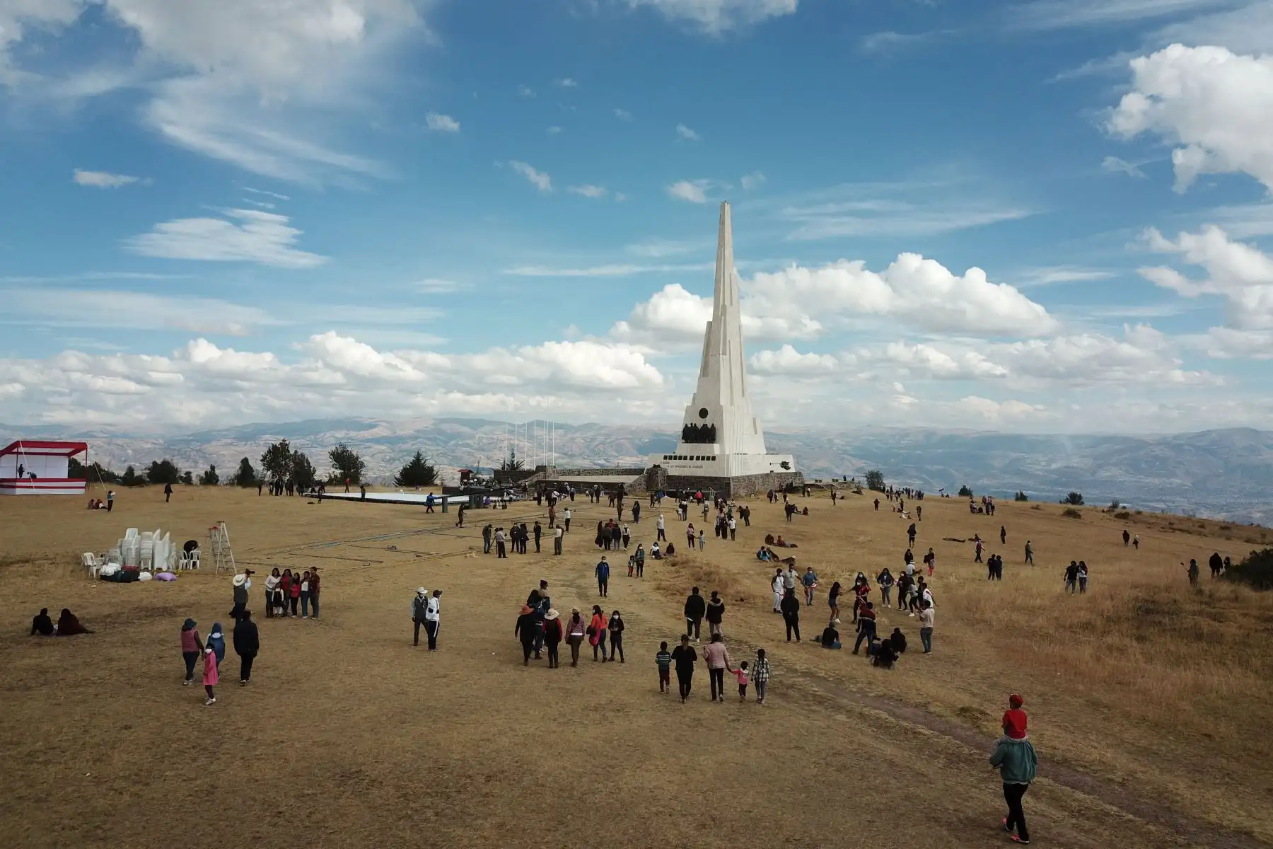 Vista panorámica de la histórica Pampa de Ayacucho. ANDINA/Juan Carlos Guzmán