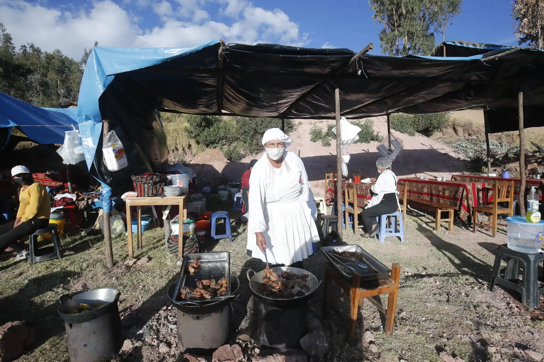 Imágenes de la Pampa de la Quinua, Ayacucho, donde se selló la Independencia del Perú en 1824. Allí se desarrollará, mañana, el acto simbólico de juramentación del presidente Pedro Castillo.
Foto: ANDINA/ Juan Carlos Guzmán