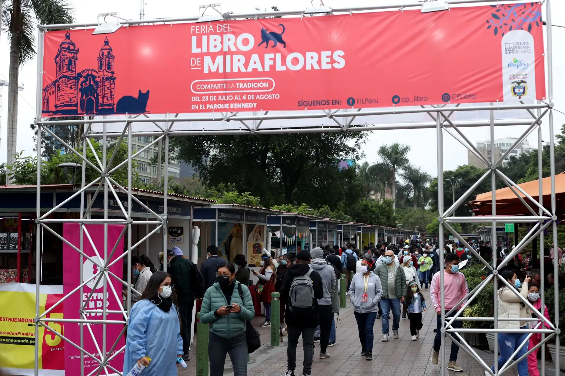 Municipalidad de Miraflores impulsa la “Feria del Libro”, una buena alternativa para  los días feriados de Fiestas Patrias. Foto: ANDINA/Carla Patiño