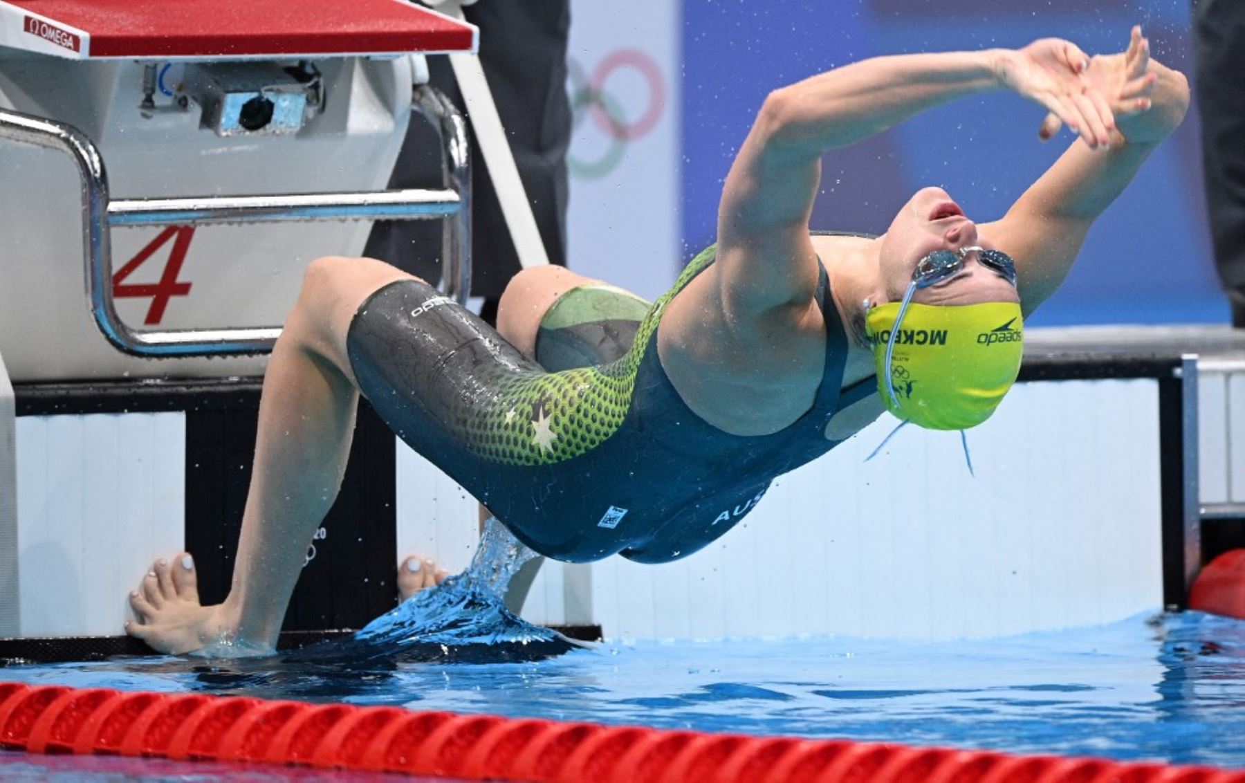 Emma McKeon impuso un nuevo récord olímpico en natación