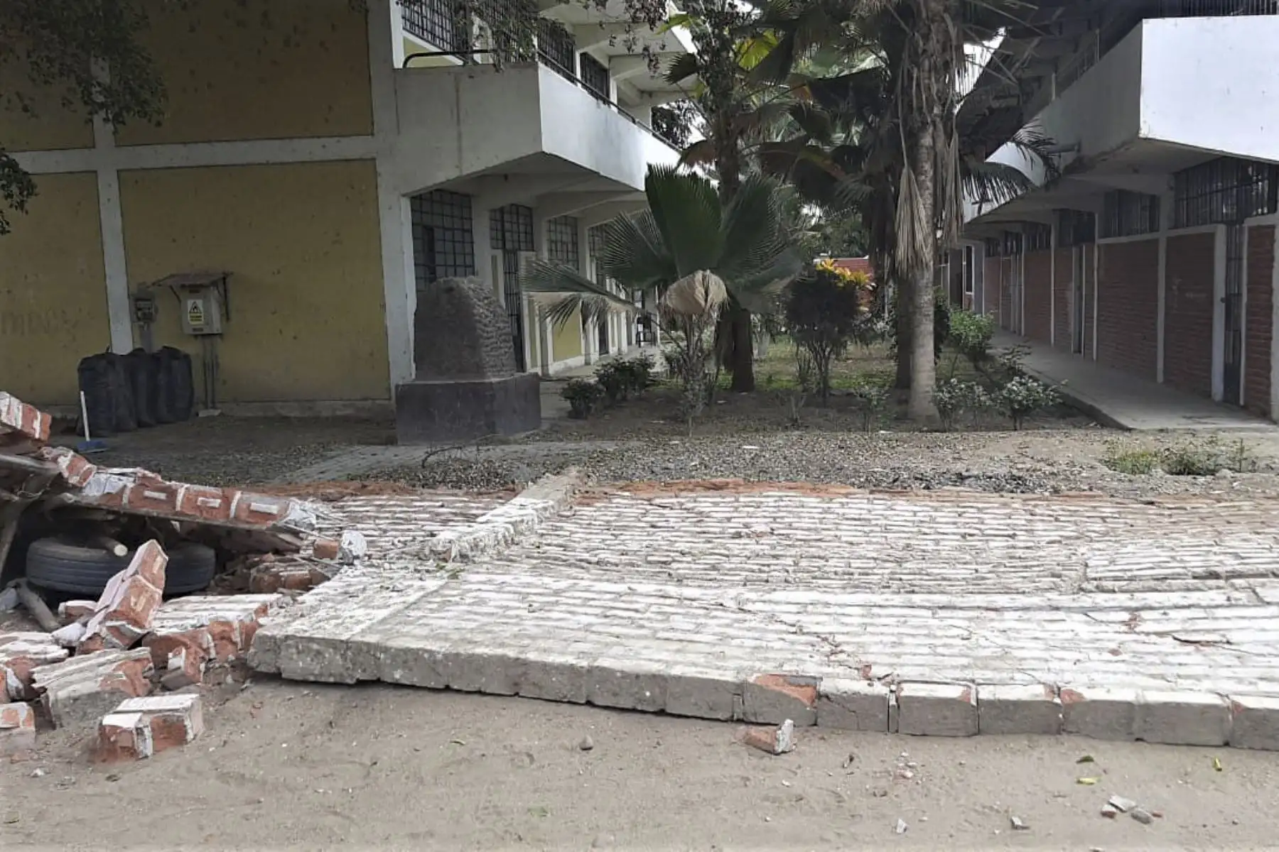 El sismo sacudió con intensidad a Sullana porque epicentro se ubicó a solo 36 kilómetros de profundidad. Foto: ANDINA/Difusión