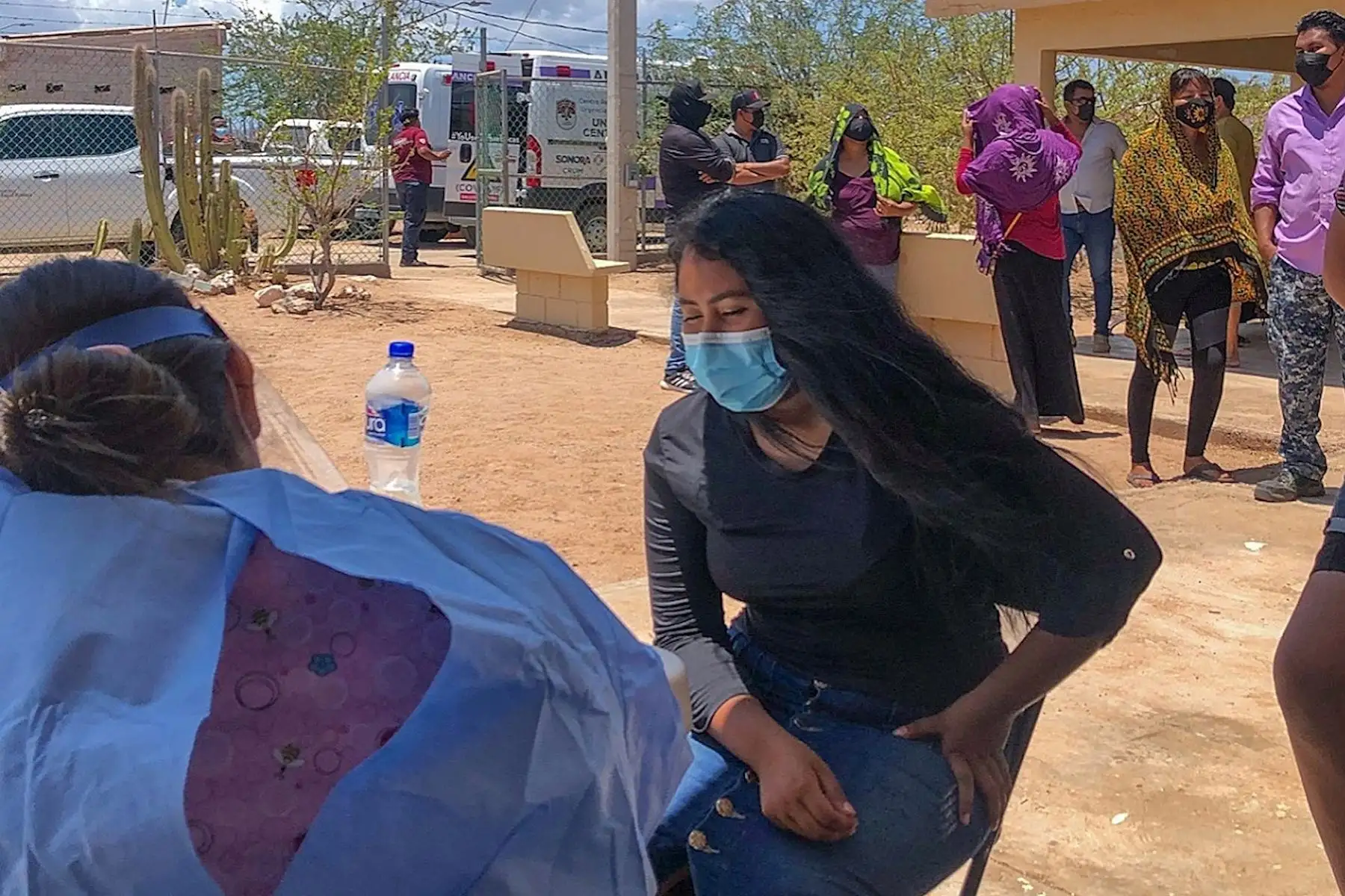 Vacunación en el estado de Sonora, México. Foto: Efe.