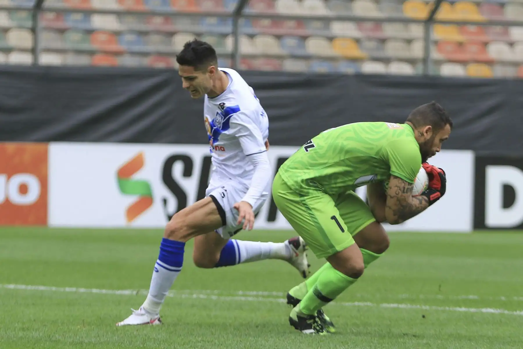 Universidad Cesar Vallejo choca ante Alianza Atlético por la tercera fecha de la Liga 1, en el Estadio Monumental. Foto: Liga 1