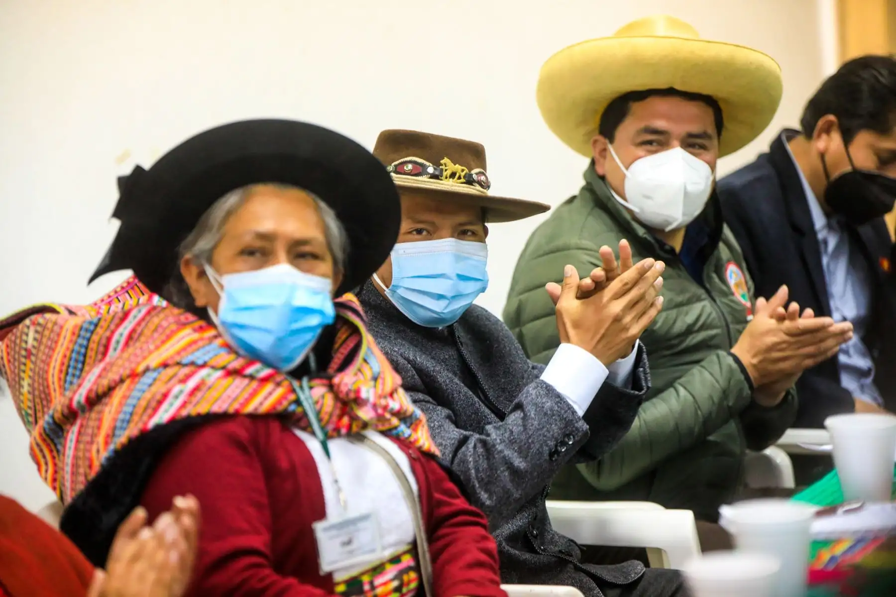 El Ministro de Desarrollo Agrario y Riego, Víctor Maita,  se reúne con la Confederación Agraria. Foto: ANDINA/ MIDAGRI