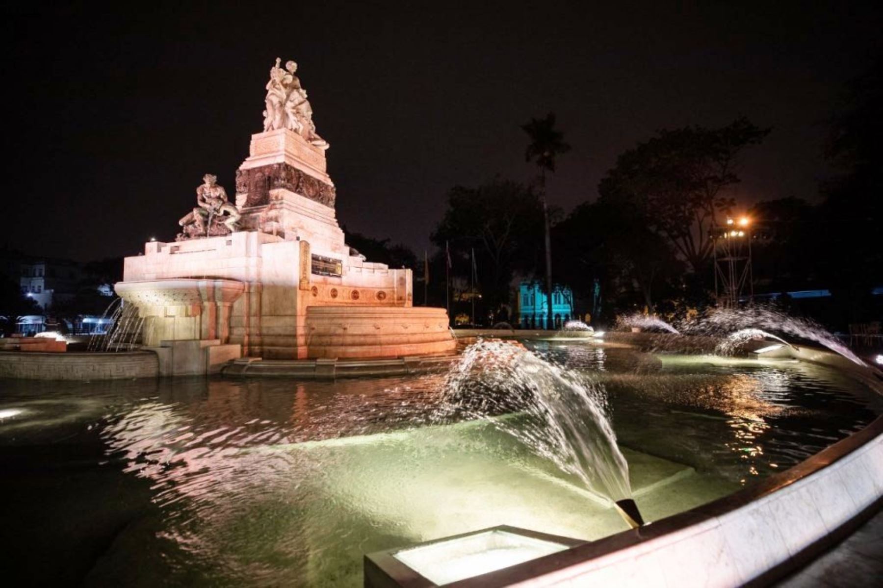 Parque de la Exposición: entregan renovada fuente china con 100 años de antigüedad. Foto: ANDINA/Difusión.