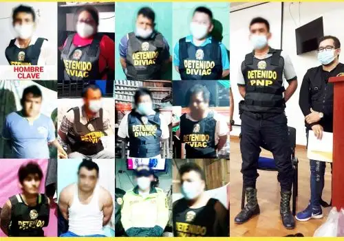 Corte Superior de San Martín ordenó 36 meses de prisión preventiva para 22 presuntos miembros de organización criminal los Remanentes de San Martín.