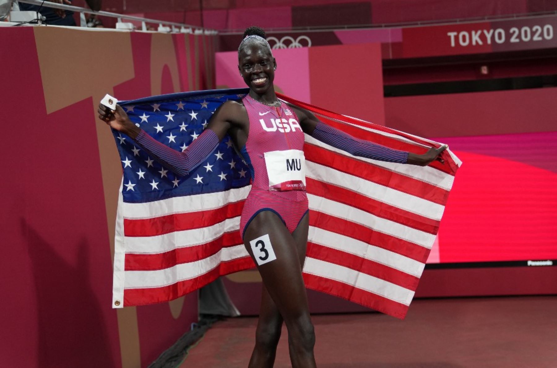 Athing Mu se proclamo campeona olímpica en los 800 metros