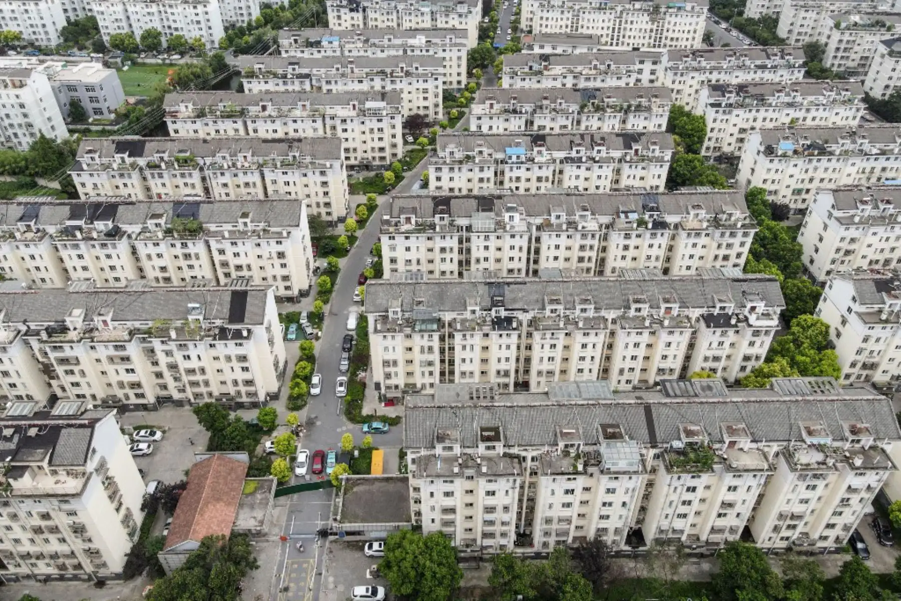 Área residencial restringida debido al coronavirus Covid-19 en Yangzhou, en la provincia oriental de Jiangsu de China

Foto:AFP