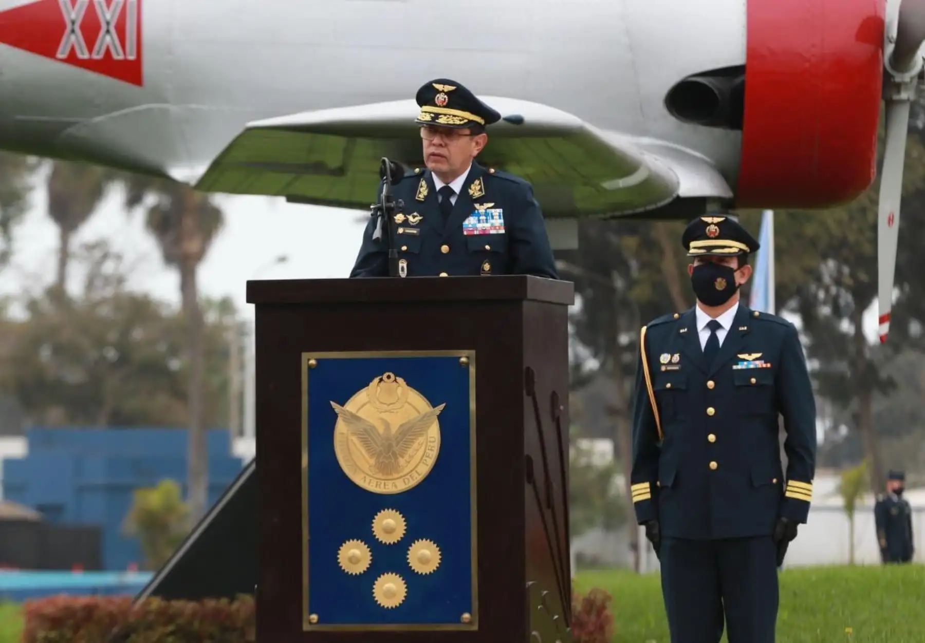 FAP reconoce a general Jorge Chaparro Pinto como nuevo comandante general de esa institución castrense.