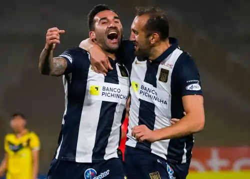 Hernán Barcos marcó un gol y asistió para el segundo. Foto: Twitter Liga 1