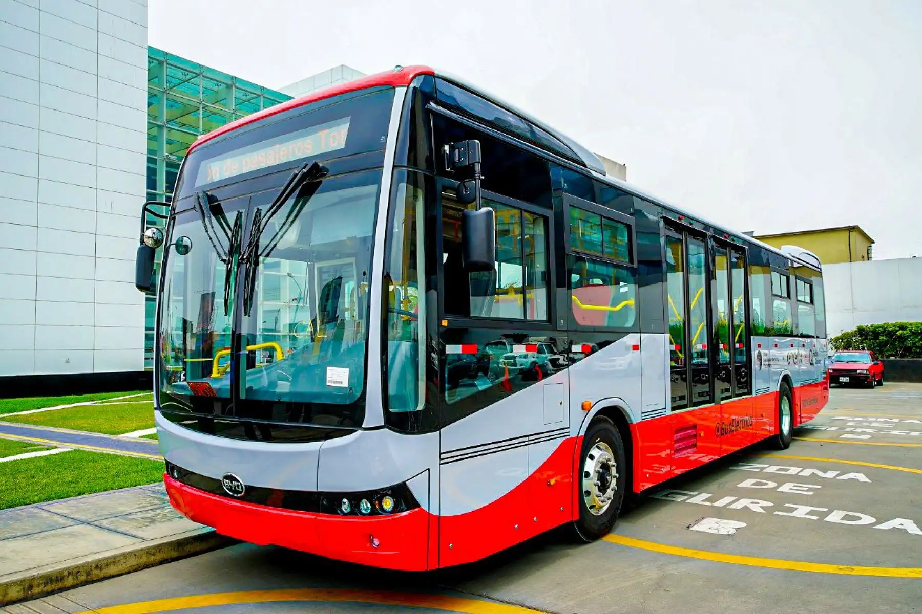 Bus patrón electrónico. Foto: Difusión