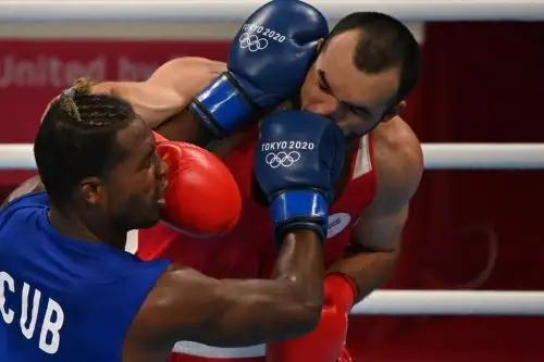 Julio la Cruz salió  victorioso de la final del peso pesado (81-91 kg) de Tokio-2020 ante el ruso Muslim Gadzhimagomedov.