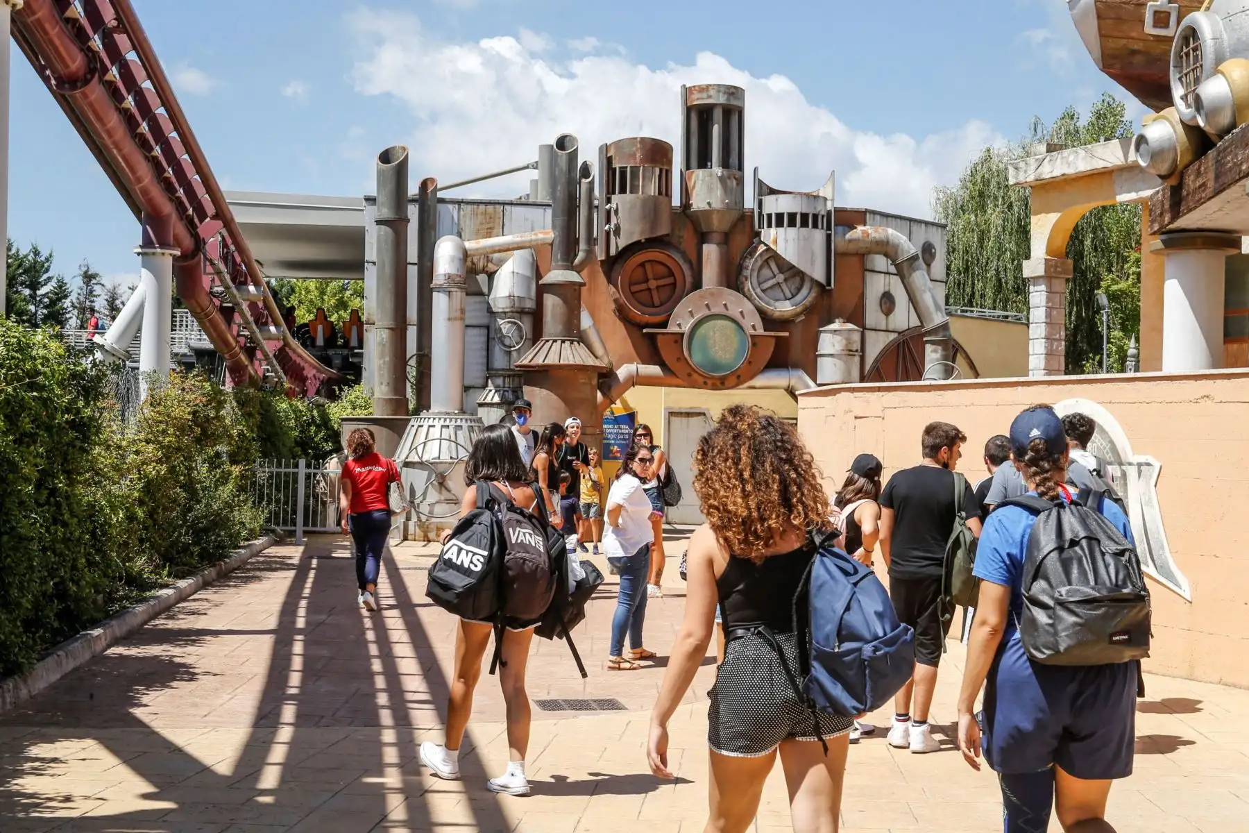Vista general del parque de atracciones Magic Land en Valmontone, Italia. Foto: EFE