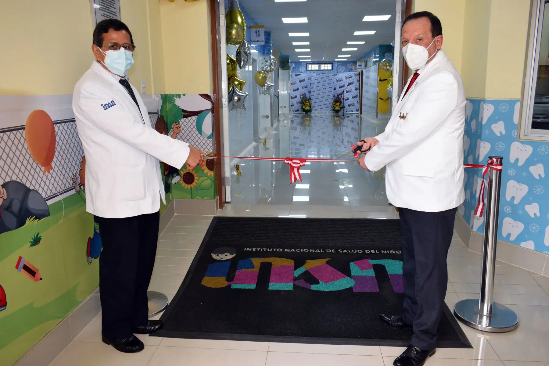 Más de 1400 niños y adolescentes del Instituto Nacional de Salud del Niño, ubicado en Breña, se beneficiarán gracias a los renovados espacios odontopediátricos cuya inversión asciende a 934 mil 740.74 soles. Foto: INSN-Breña