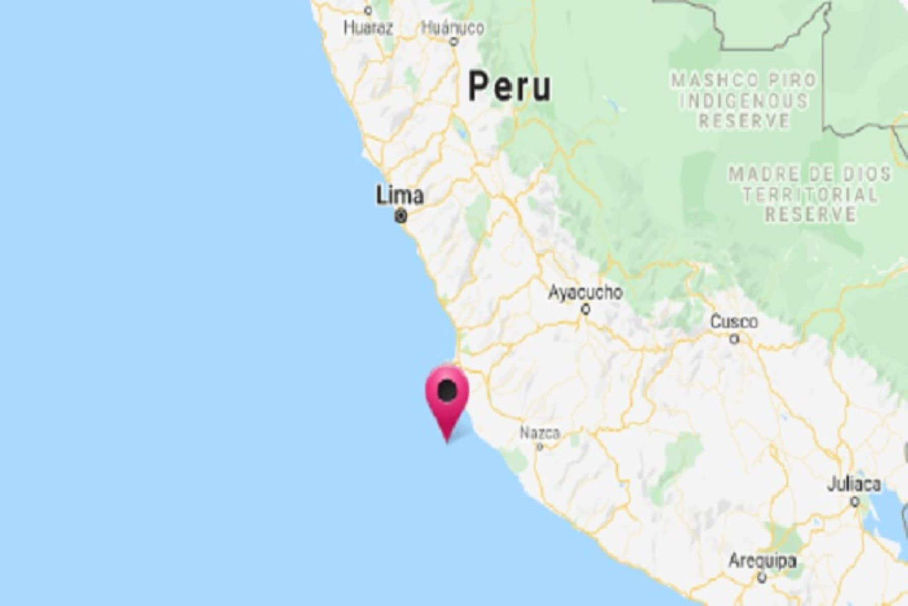 Hidrografía del Perú indicó que el sismo no genera tsunami en el litoral peruano.
