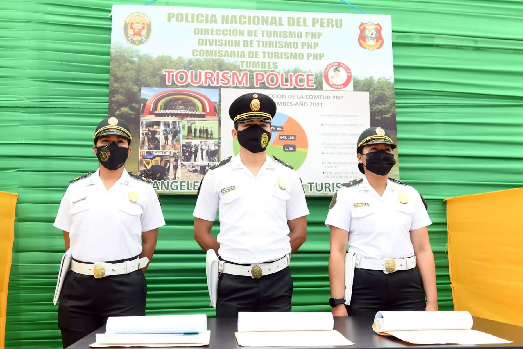 Tumbes: Ministro del Interior Juan Carrasco Millones, pide a policías priorizar denuncias de violencia hacia la mujer.

Foto:ANDINA/ MININTER