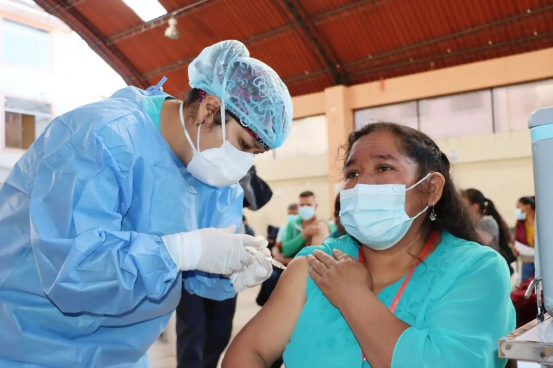 Desarrollo de la Vacunatón contra la COVID-19 en Cajamarca. 

Foto: ANDINA/Difusión