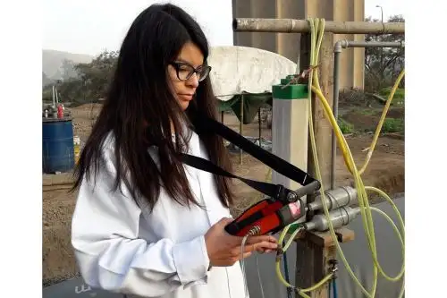 Joanna, el primer puesto de Beca Generación del Bicentenario que busca impulsar el uso del biogás en el Perú. Foto: Cortesía/ANDINA/