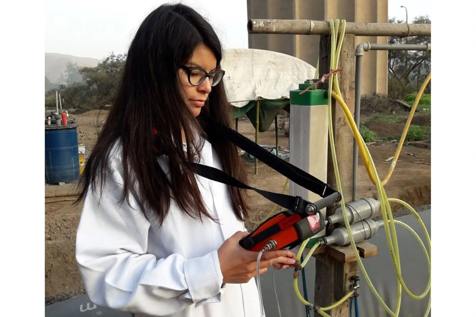 Joanna, el primer puesto de Beca Generación del Bicentenario que busca impulsar el uso del biogás en el Perú. Foto: Cortesía/ANDINA/
