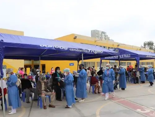 La Libertad reporta más de 28,000 vacunados contra el covid-19 el último fin de semana. ANDINA/Difusión
