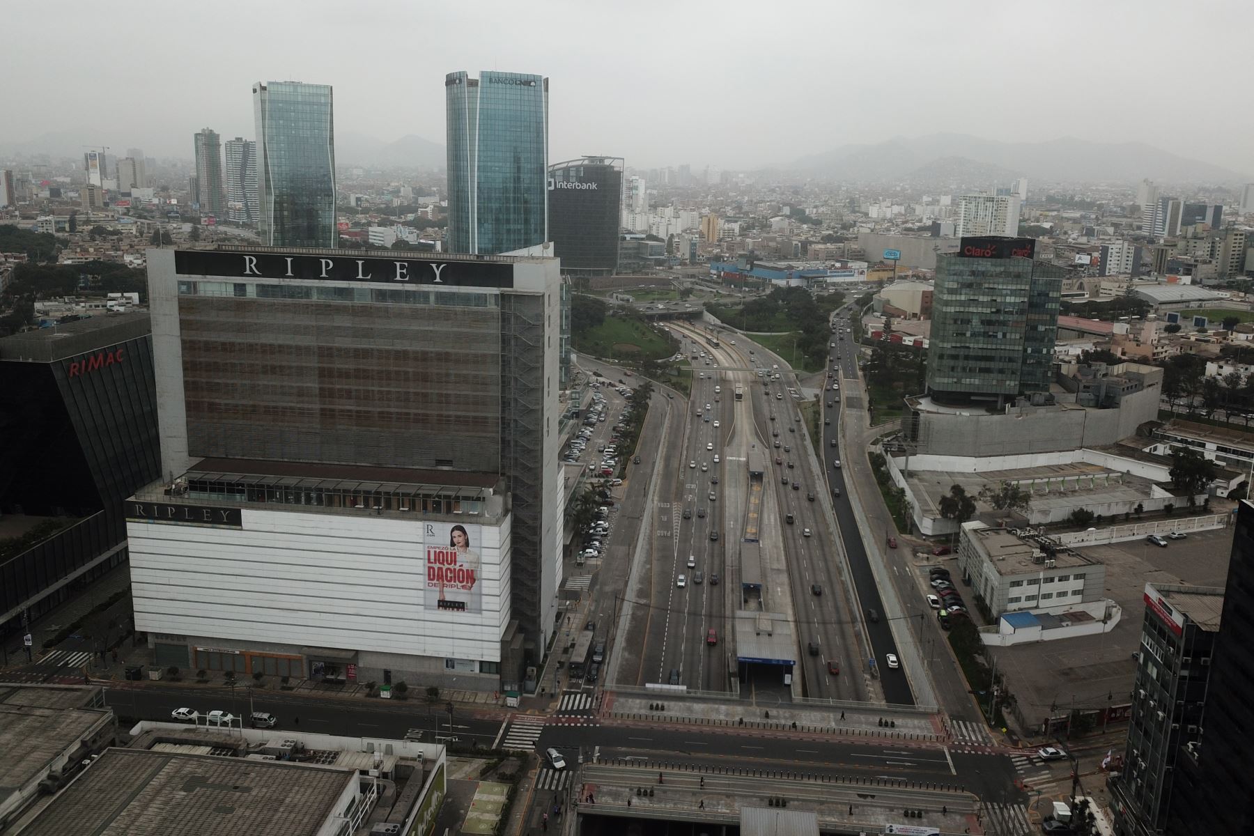 Centro financiero de Lima. Foto: ANDINA/Juan Carlos Guzmán