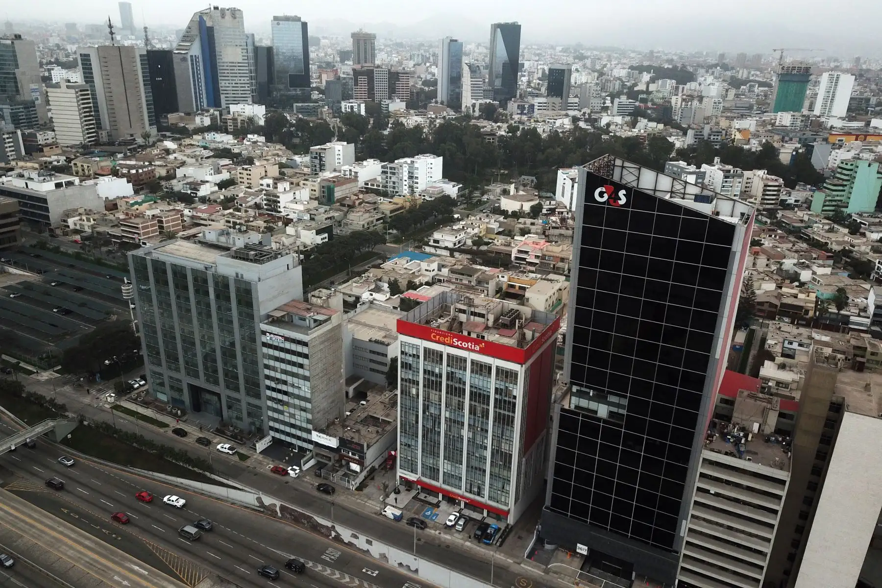 Centro financiero de Lima. Foto: ANDINA/Juan Carlos Guzmán.