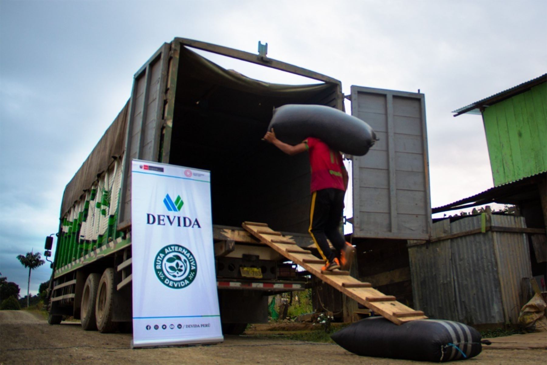 Vraem: caficultores asistidos por Devida logran vender 46 toneladas de café orgánico.