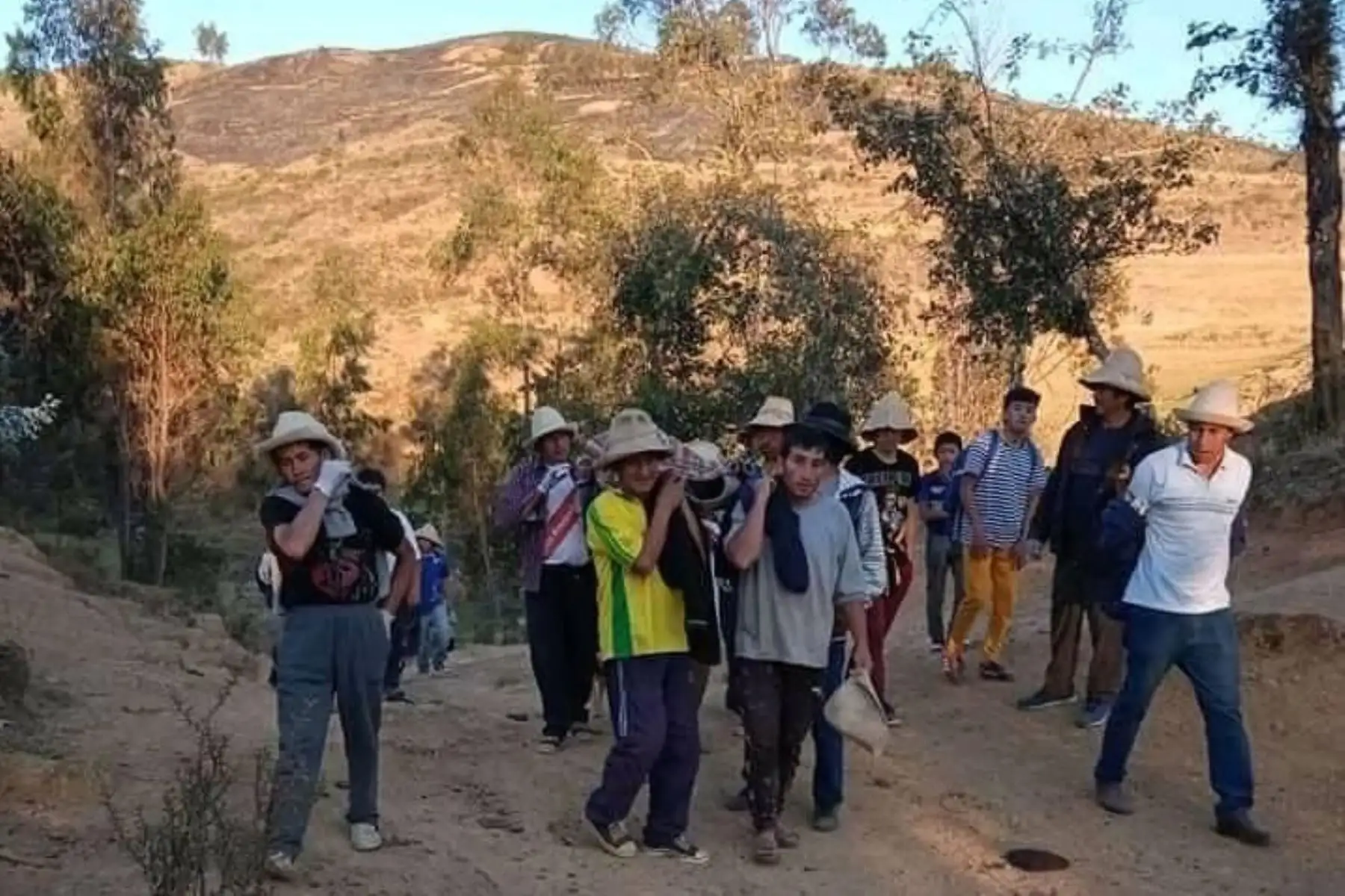 Hasta el momento se desconoce cómo se inició el fuego en el sector de Güero, pero se cree que fue provocado. Foto: ANDINA/COER Áncash