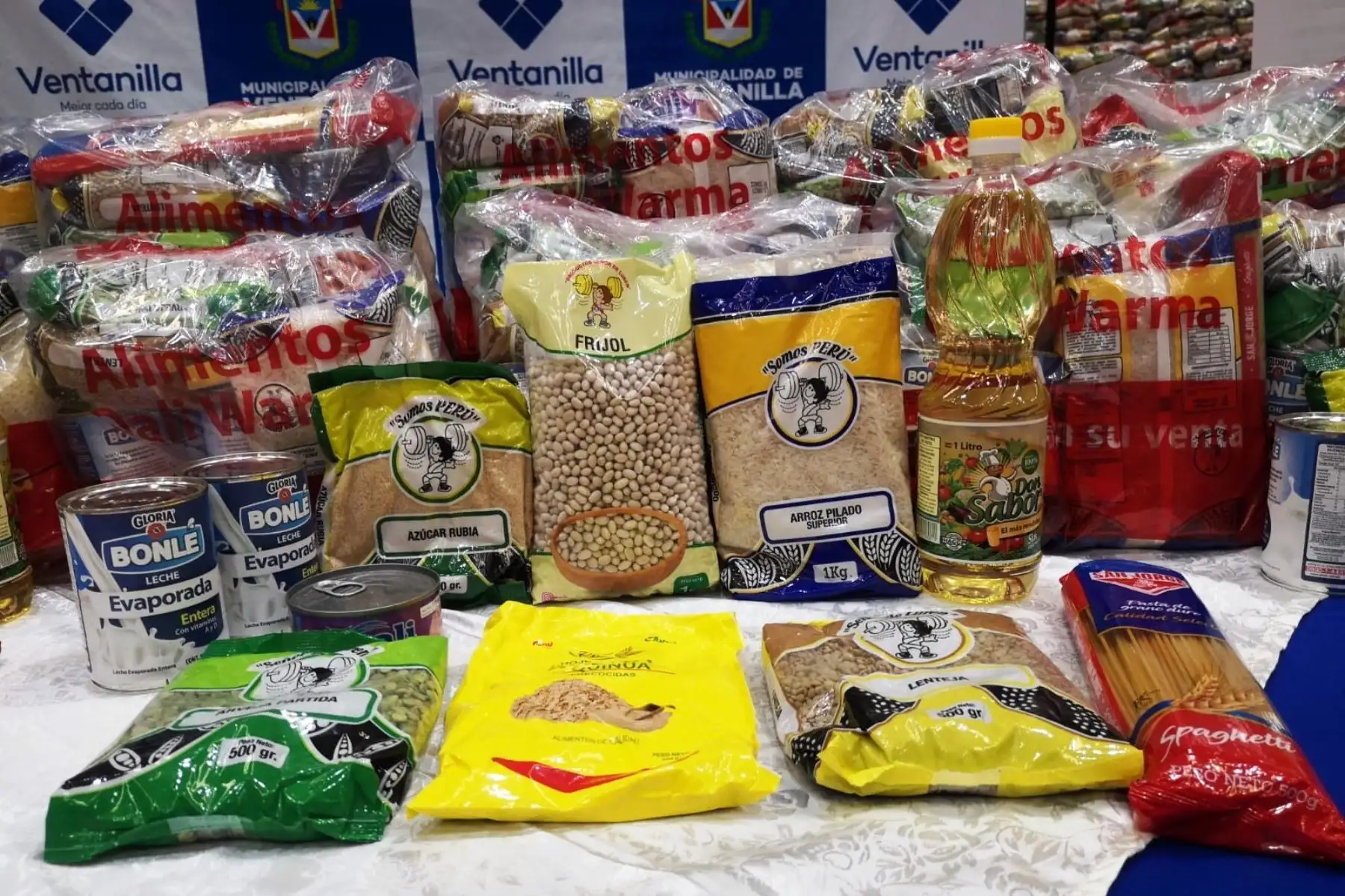 Ventanilla: Qali Warma entrega cerca de 45 toneladas de alimentos . Foto: ANDINA/Difusión.