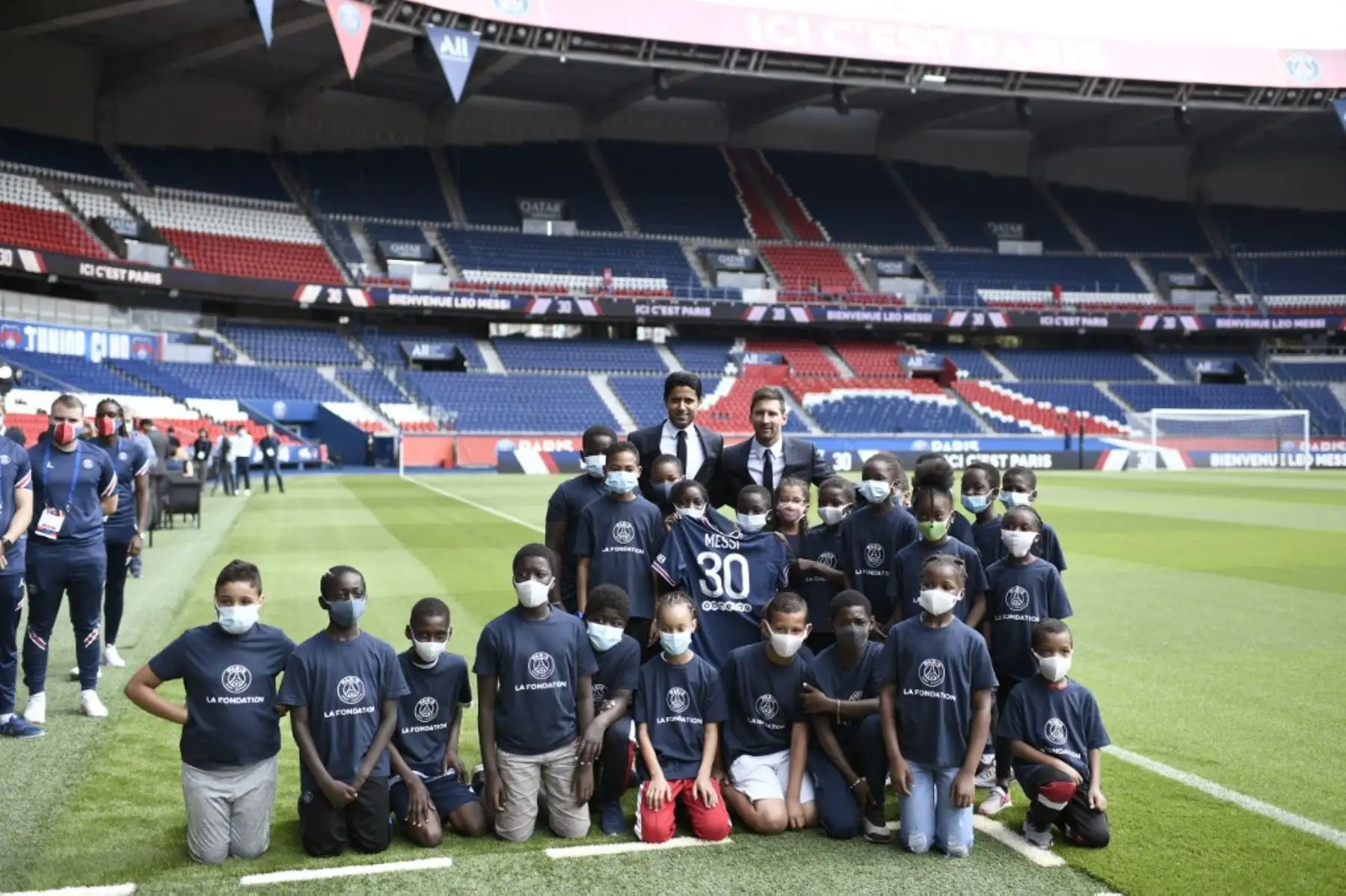 Messi llega al PSG con el cartel de máxima estrella. Foto: AFP
