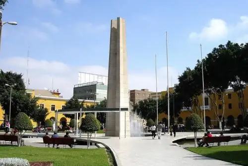 Plaza de Armas de la ciudad de Ica, a 310 kilómetros al sur de Lima. Foto: ANDINA/Difusión