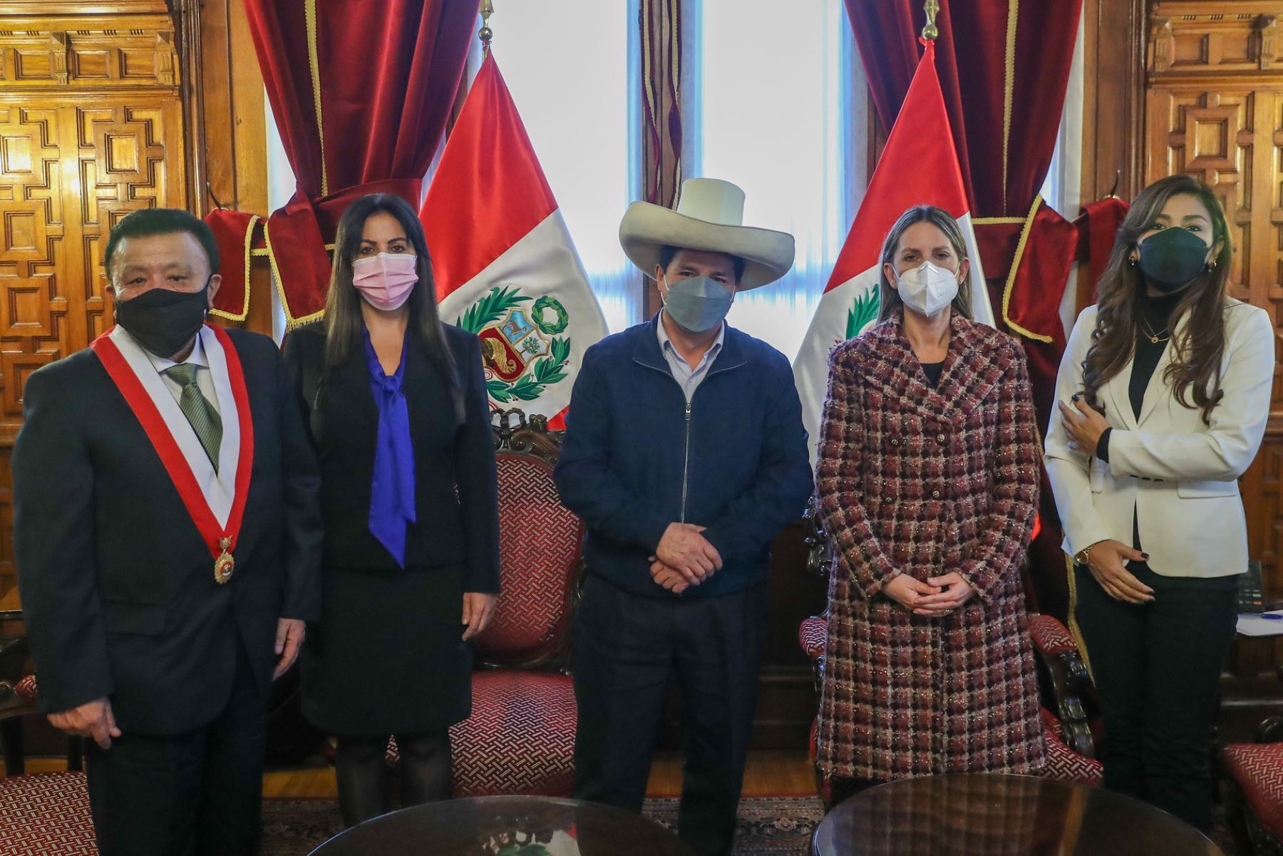 Presidente Castillo se reunió con Mesa Directiva del Congreso. Foto: ANDINA/ Congreso