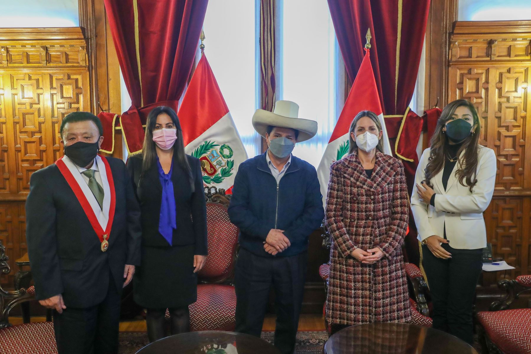 Presidente Castillo se reunió con Mesa Directiva del Congreso. Foto: ANDINA/Congreso