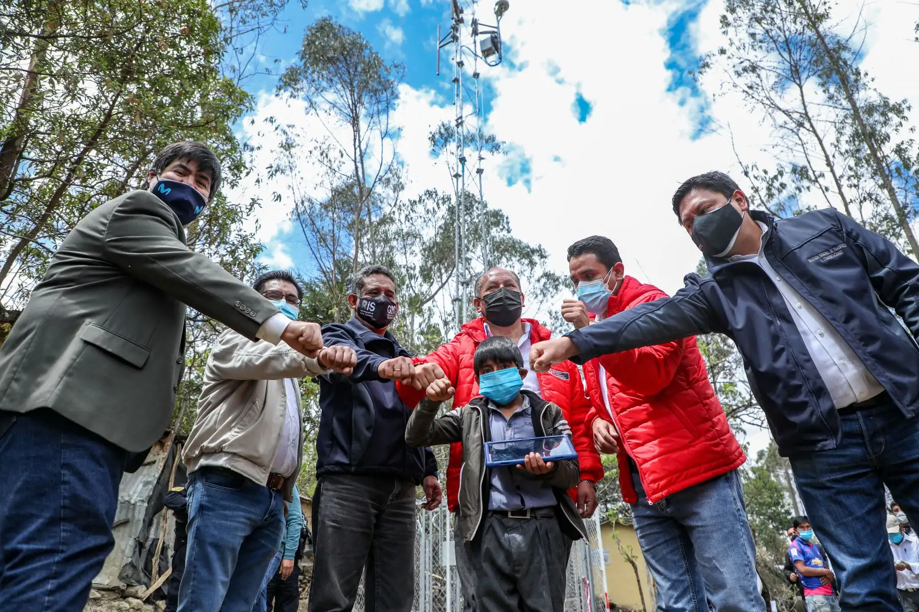 El poblado Número Ocho cuenta con 200 habitantes y está ubicada en la parte más alta y alejada del distrito de San Juan, en la provincia de Cajamarca. 
Foto: MTC