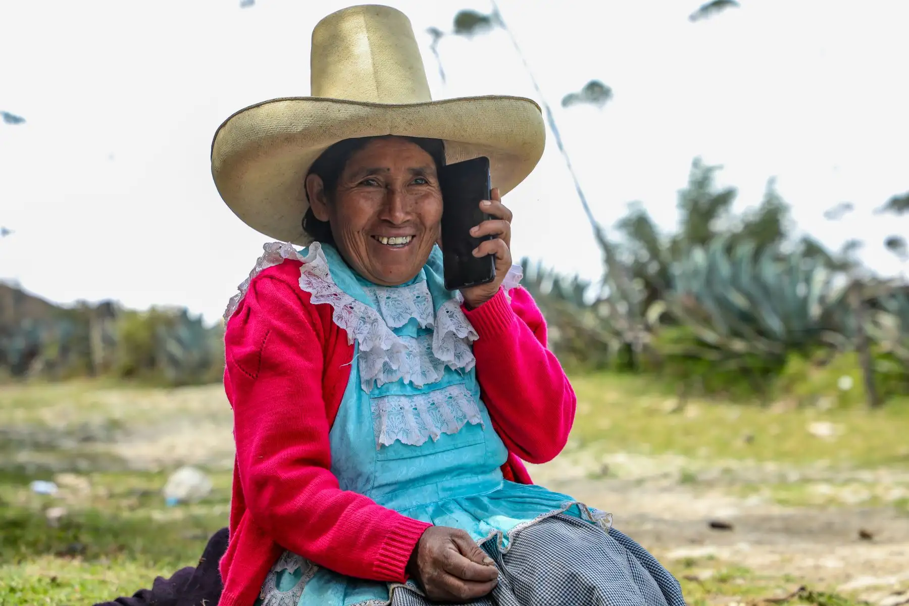 El poblado Número Ocho cuenta con 200 habitantes y está ubicada en la parte más alta y alejada del distrito de San Juan, en la provincia de Cajamarca. 
Foto: MTC