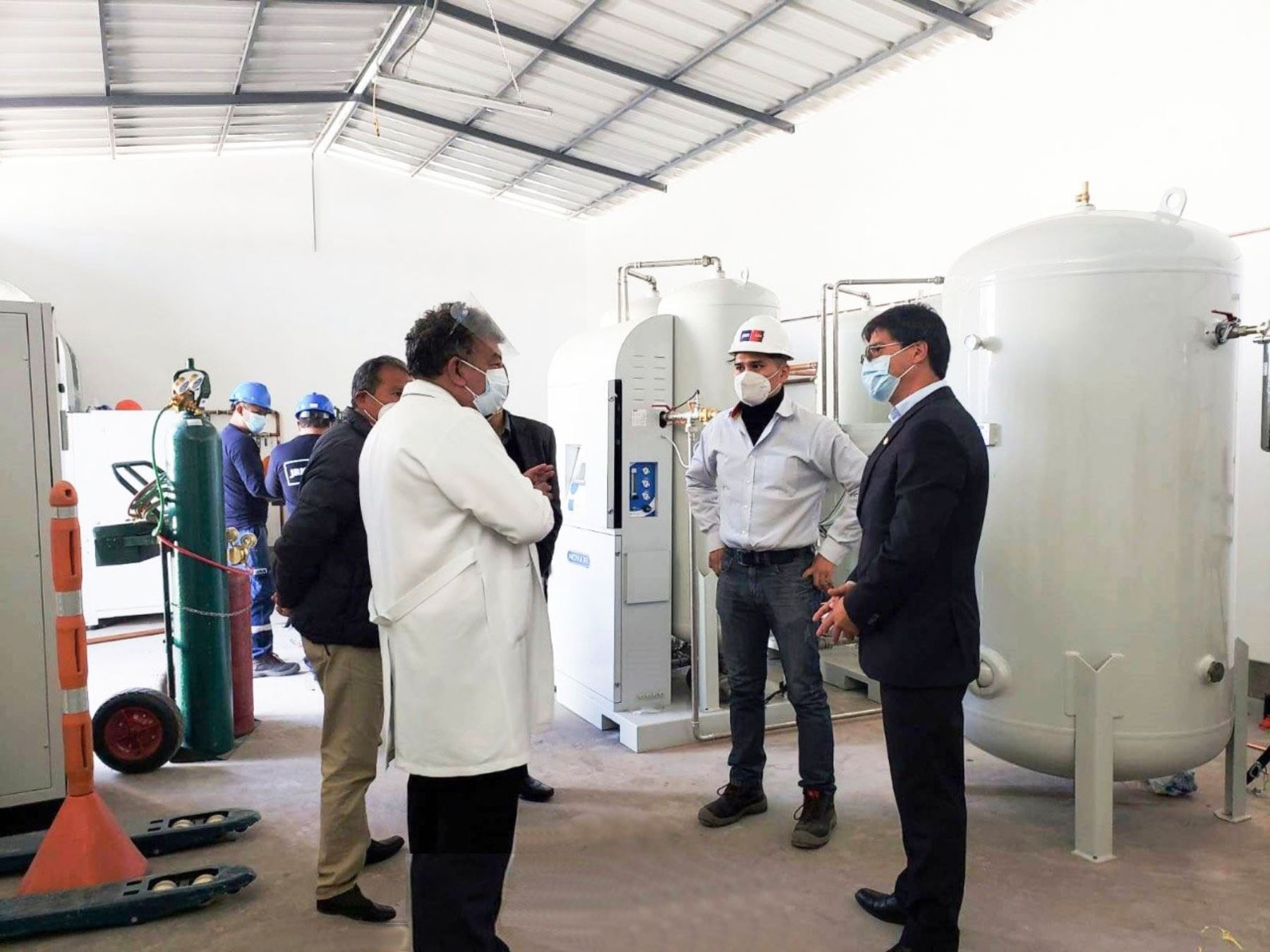 Cusco pondrá en funcionamiento tercera planta de producción de oxígeno medicinal en hospital regional para enfrentar una eventual tercera ola de la pandemia. Foto: ANDINA/difusión.