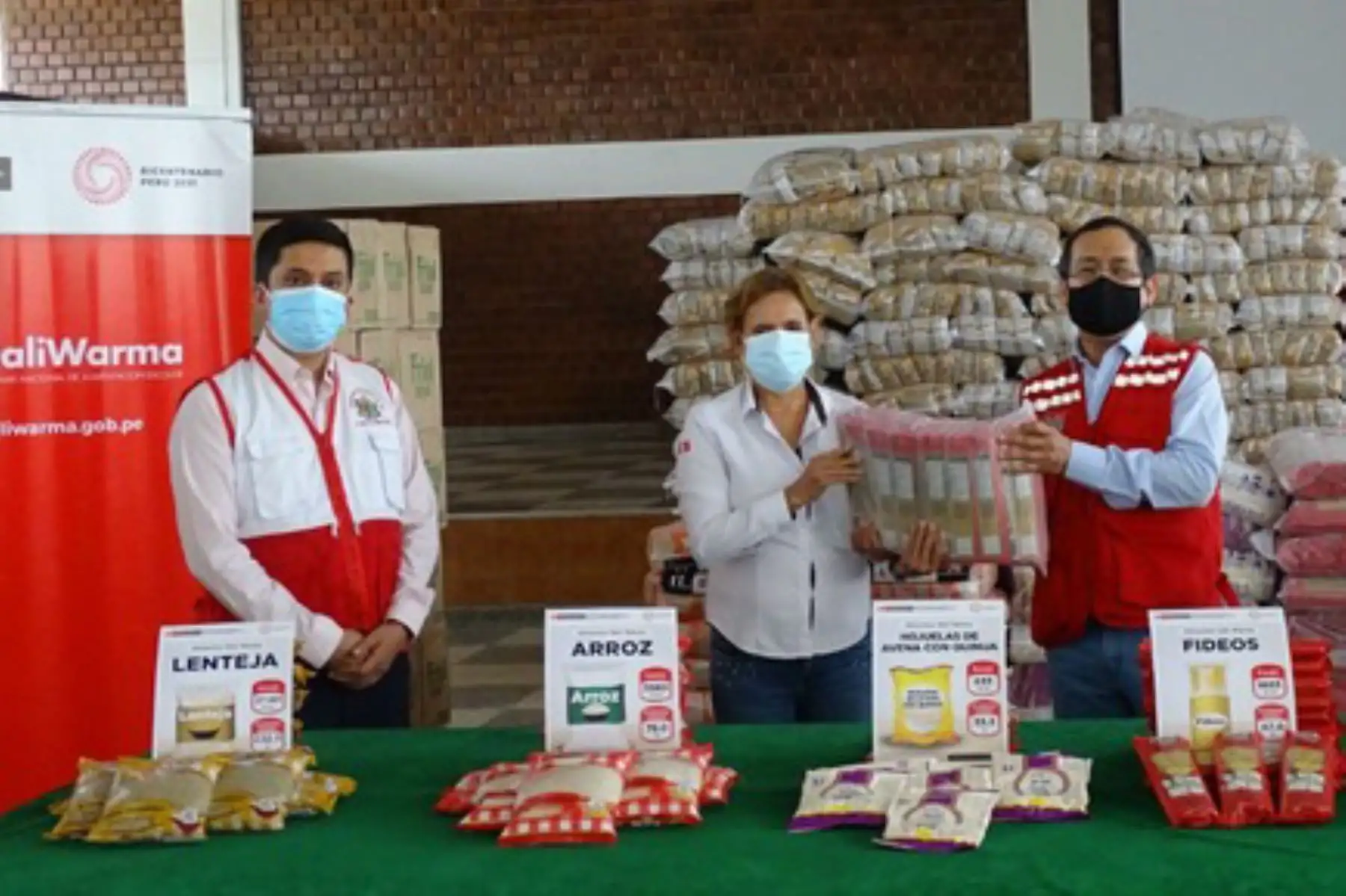El director de Qali Warma destacó que estos alimentos ayudarán a nutrir y alimentar a las personas en vulnerabilidad. Foto: ANDINA/Qali Warma