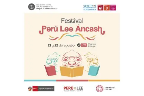 La programación del Festival Perú Lee Áncash, que se desarrollará durante dos días, consta de diez actividades. Foto: ANDINA/Mincul.