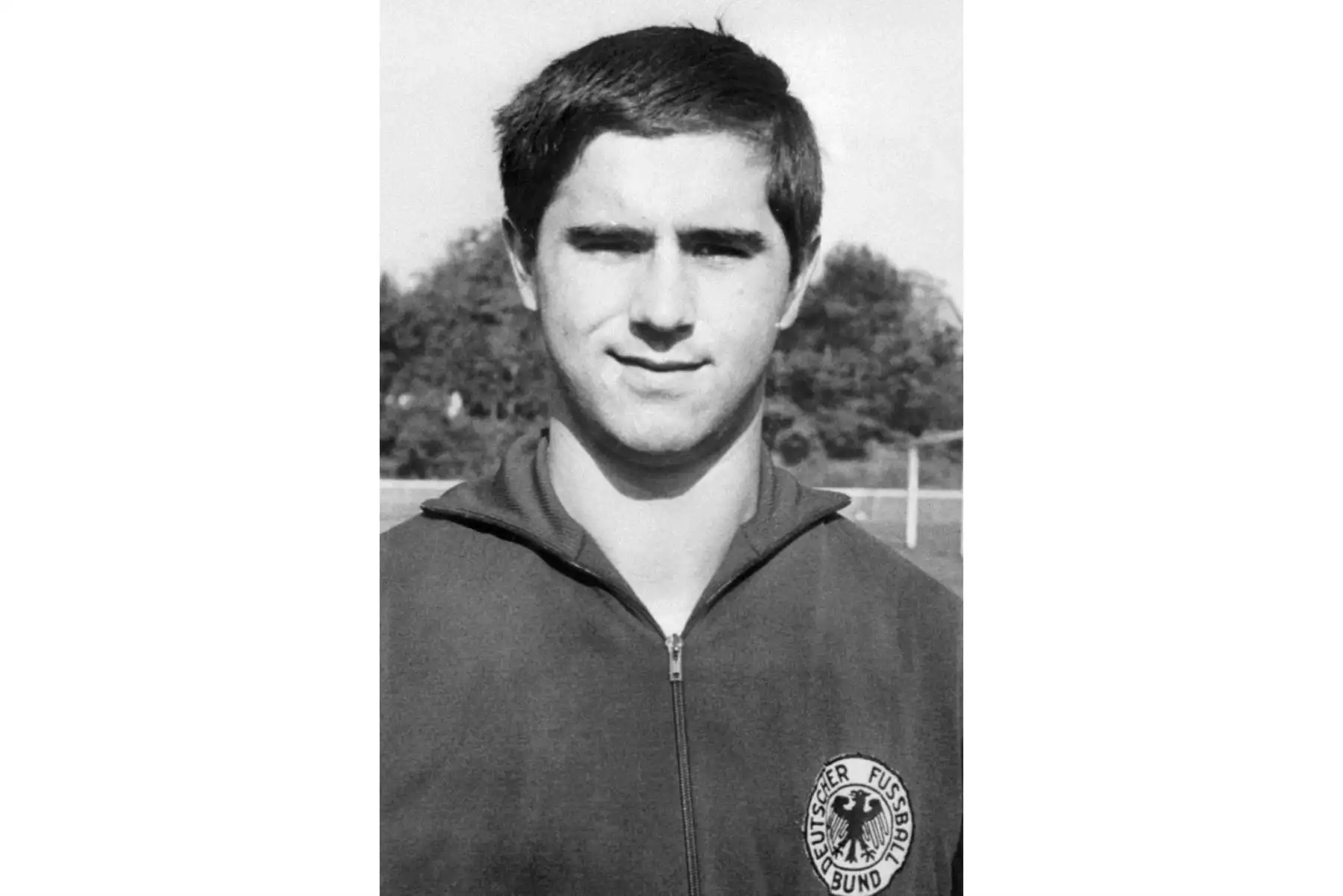 Retrato tomado el 25 de mayo de 1970 en la Ciudad de México del delantero de Alemania Occidental Gerhard "Gerd" Muller, que jugará con su selección nacional de fútbol durante la Copa del Mundo que tendrá lugar en México. Foto: AFP