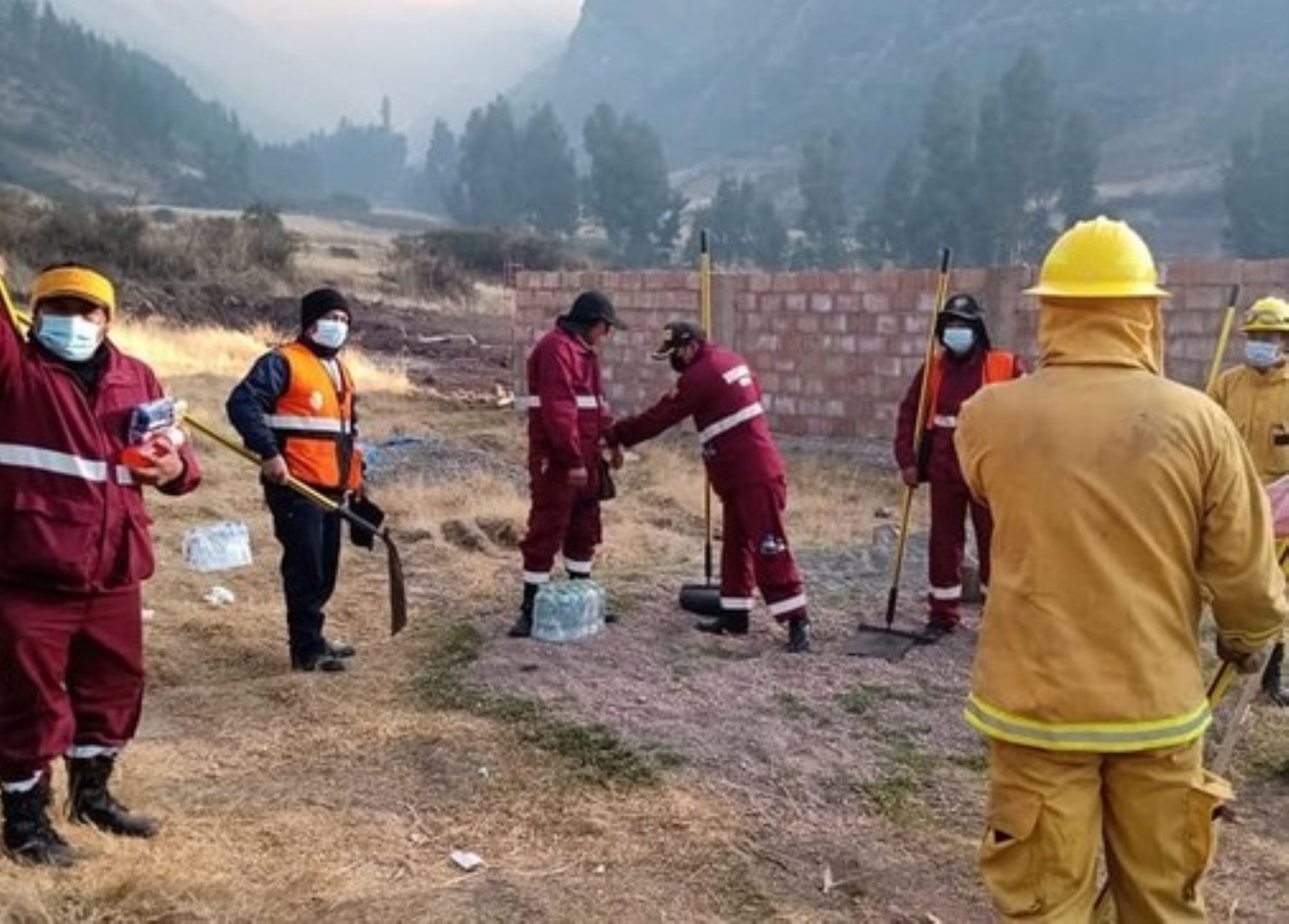 Especialistas del Ministerio del Ambiente (Minam) capacitarán en prevención de incendios forestales a servidores municipales de la provincia de Quispicanchi, región Cusco. ANDINA/Difusión