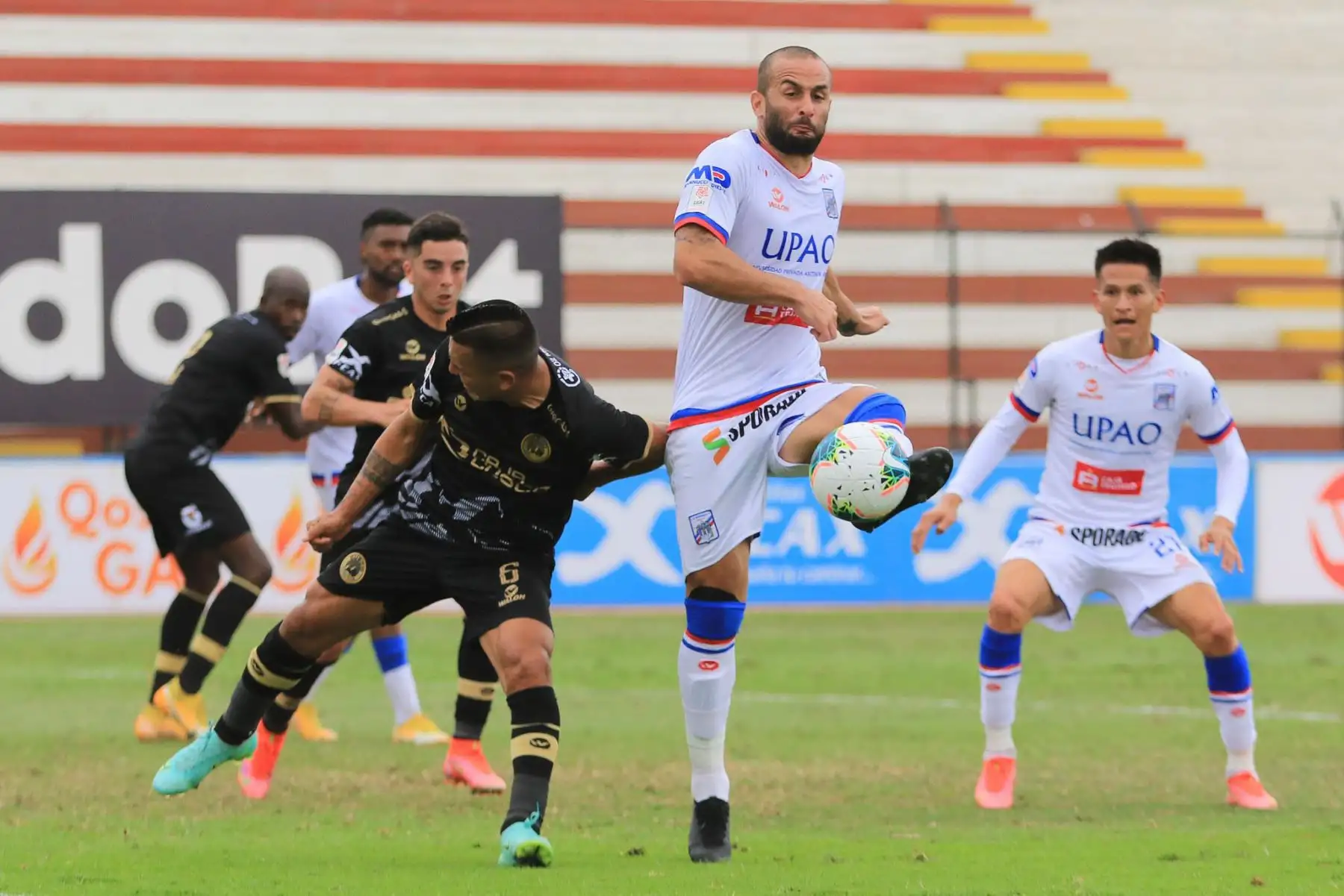 Manucci vence 2 a 1 a Cusco FC por la fecha 7 de la Liga 1 en el estadio Miguel Grau.

Foto: ANDINA/Liga 1