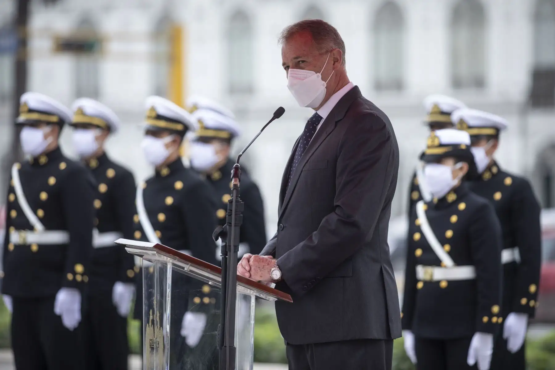 El alcalde de Lima, Jorge Muñoz entrega totalmente restaurado el monumento a Miguel Grau Seminario, en el marco de la recuperación integral del Centro Histórico de Lima y en conmemoración del bicentenario de la independencia del Perú.
Foto: MML