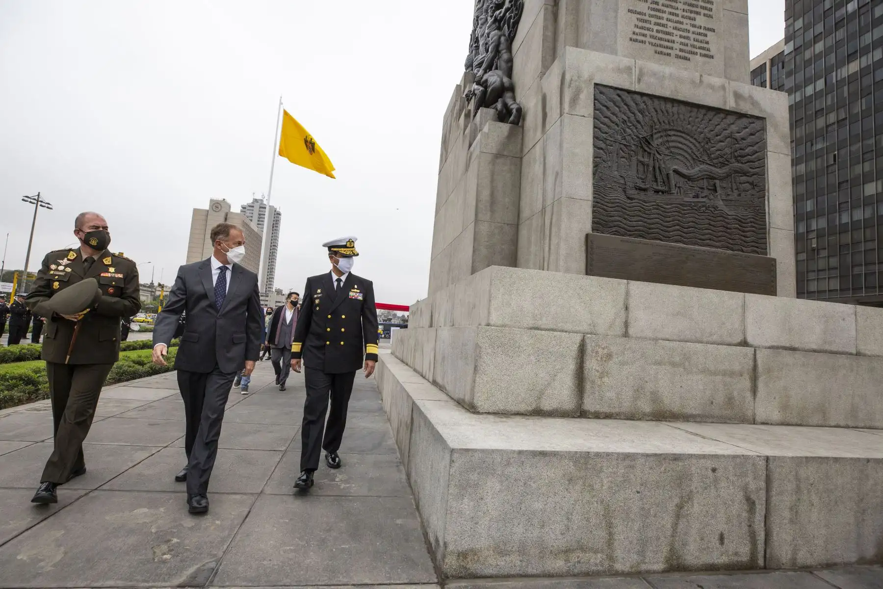 El alcalde de Lima, Jorge Muñoz entrega totalmente restaurado el monumento a Miguel Grau Seminario, en el marco de la recuperación integral del Centro Histórico de Lima y en conmemoración del bicentenario de la independencia del Perú.
Foto: MML