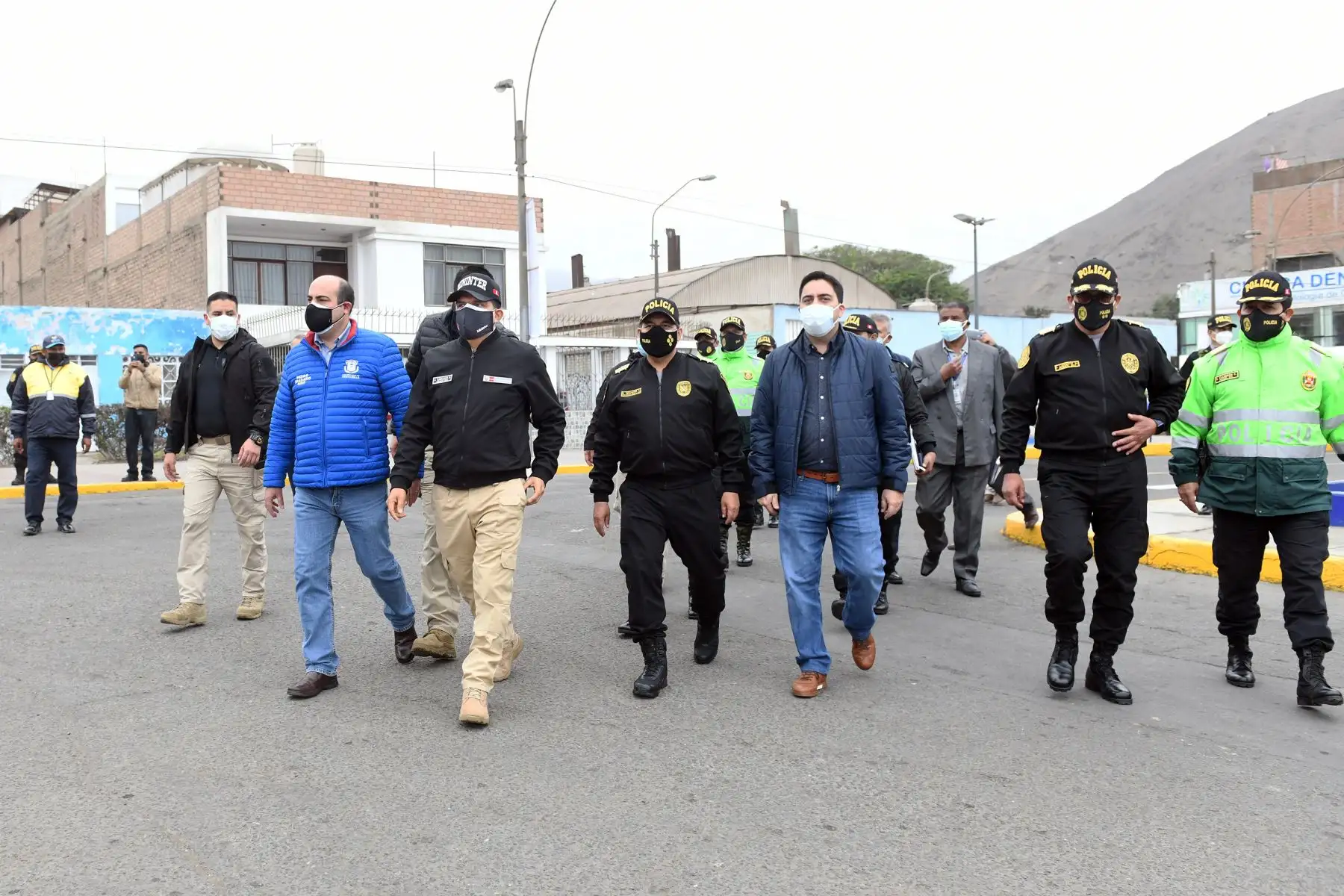 Titular del sector Interior participó en la presentación de 100 policías que reforzarán la seguridad en el distrito de Ventanilla. Foto: ANDINA/Difusión