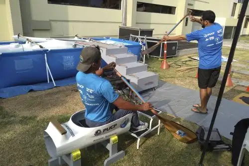Simulador consta de una piscina, en donde el paradeportista podrá entrenar sus habilidades en una canoa previo a cualquier competencia.