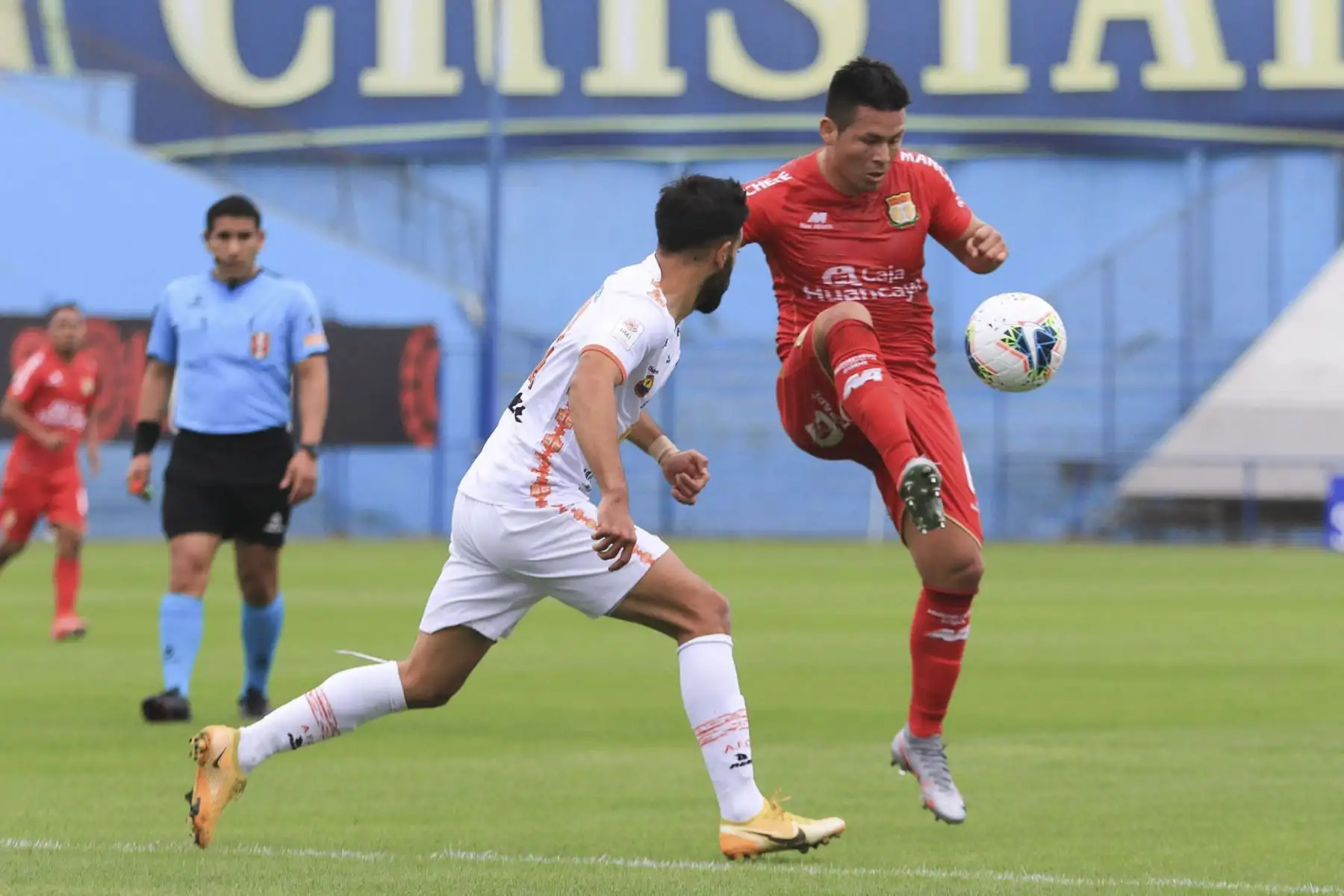 Sport Huancayo y Ayacucho FC empataron 1-1 en un partido por la séptima jornada de la Fase 2 en el Estadio Alberto Gallardo del Cercado de Lima. Foto: La Liga